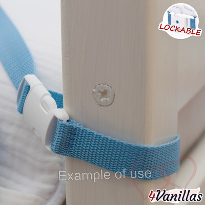 Lockable Pair of Straps for Bed - for couples - 4Vanillas