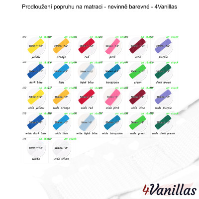 Mattress Strap Extension - Innocent Rainbow - 4Vanillas