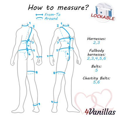 Lockable Waist Belt - for couples - 4Vanillas