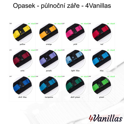 Lockable Waist Belt - Midnight Rainbow - 4Vanillas