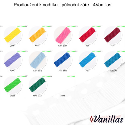 Lockable Extension for leash - Midnight Rainbow - 4Vanillas