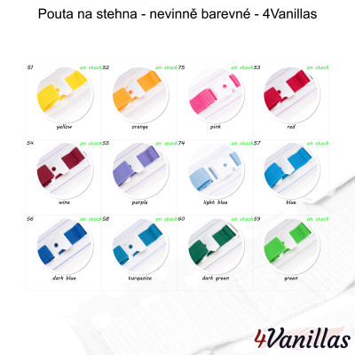 Pouta na stehna - nevinně barevné - 4Vanillas