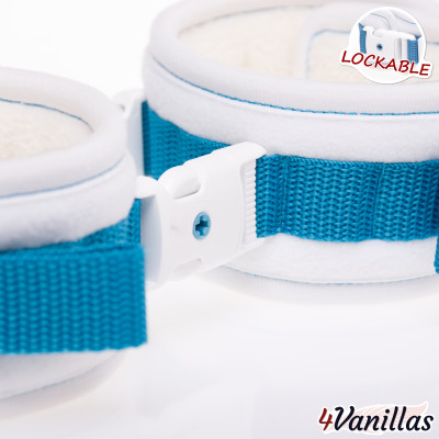 Lockable AnkleCuffs - Innocent Rainbow - 4Vanillas