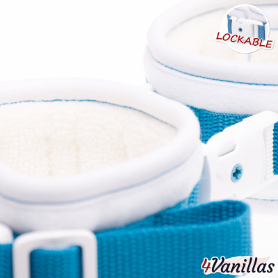 Lockable AnkleCuffs - Innocent Rainbow - 4Vanillas