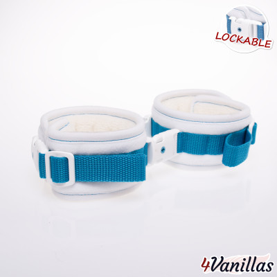 Lockable AnkleCuffs - Innocent Rainbow - 4Vanillas