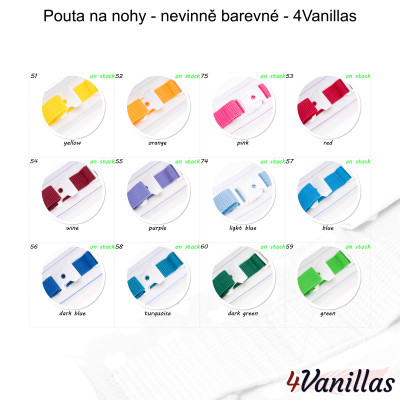 Lockable AnkleCuffs - Innocent Rainbow - 4Vanillas