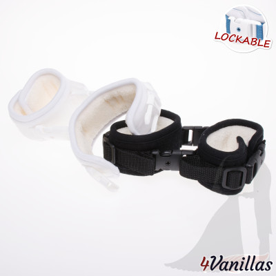 Lockable HandCuffs - for bride or groom - 4Vanillas