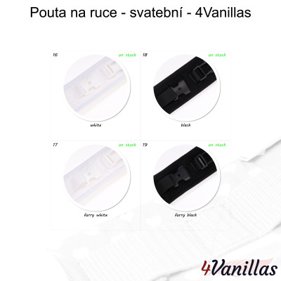 Lockable HandCuffs - for bride or groom - 4Vanillas