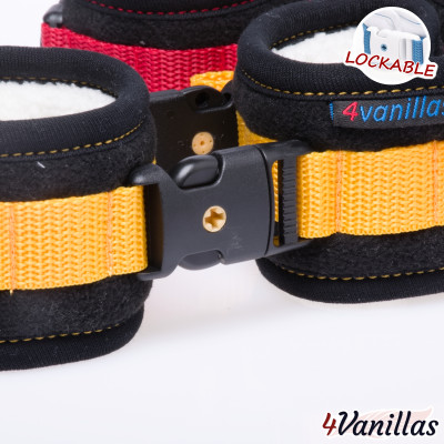 Lockable HandCuffs - Midnight Rainbow - 4Vanillas