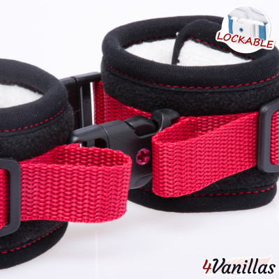 Lockable HandCuffs - Midnight Rainbow - 4Vanillas