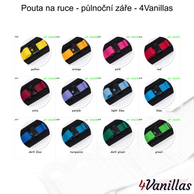 Lockable HandCuffs - Midnight Rainbow - 4Vanillas