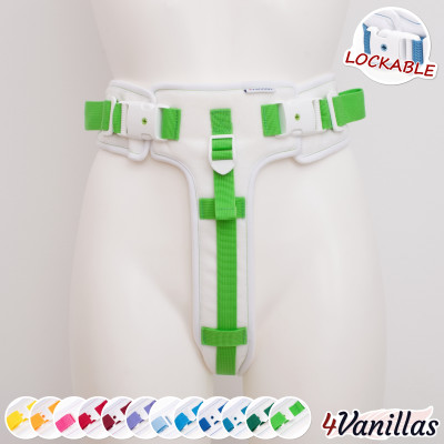 Lockable Chastity belt daily - Innocent Rainbow - 4Vanillas