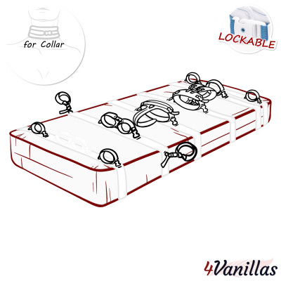 Lockable Mattress Strap for Adult Collar - Innocent Rainbow - 4Vanillas