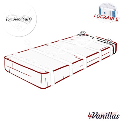 Lockable Mattress Strap for HandCuffs - Innocent Rainbow - 4Vanillas
