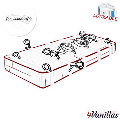 Lockable Mattress Strap for HandCuffs - Innocent Rainbow - 4Vanillas