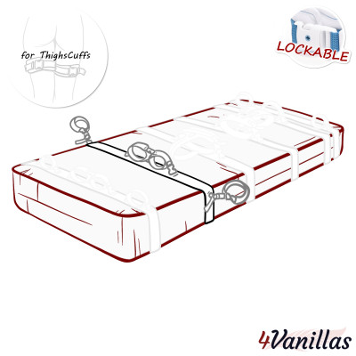 Lockable Mattress Strap for ThighCuffs - Innocent Rainbow - 4Vanillas