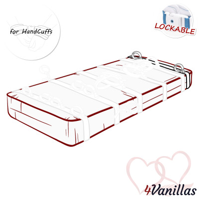 Lockable Mattress Strap for HandCuffs - for couples - 4Vanillas