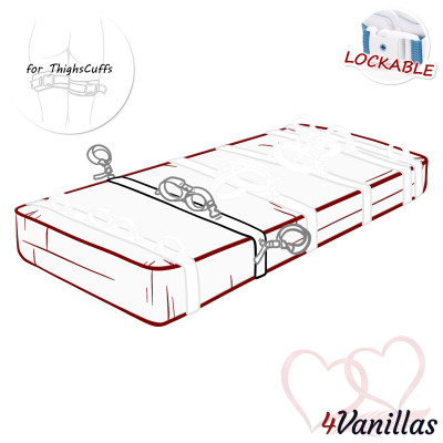 Lockable Mattress Strap for ThighCuffs - for couples - 4Vanillas