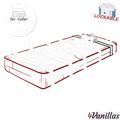 Lockable Mattress Strap for Adult Collar - Midnight Rainbow - 4Vanillas