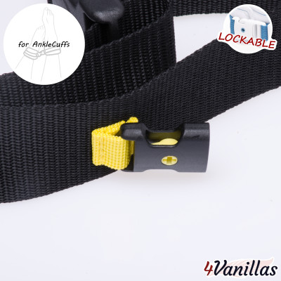 Lockable Mattress Strap for AnkleCuffs - Midnight Rainbow - 4Vanillas