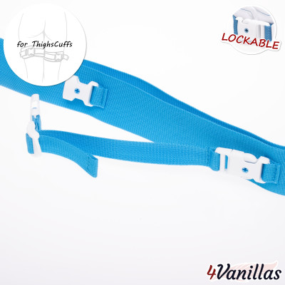 Lockable Mattress Strap for ThighCuffs - Midnight Rainbow - 4Vanillas