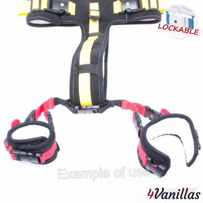 Lockable Upgrade for crotch cuffs - Innocent Rainbow - 4Vanillas