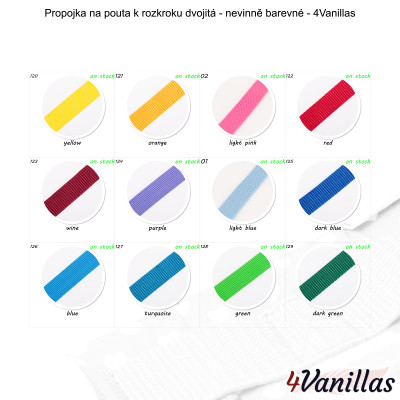 Lockable Upgrade for crotch cuffs dual - Innocent Rainbow - 4Vanillas