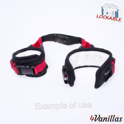 Lockable Upgrade for crotch cuffs - Midnight Rainbow - 4Vanillas