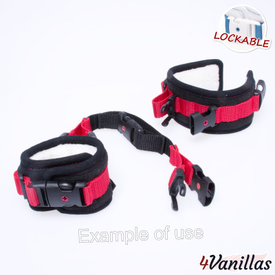 Lockable Upgrade for crotch cuffs - Midnight Rainbow - 4Vanillas