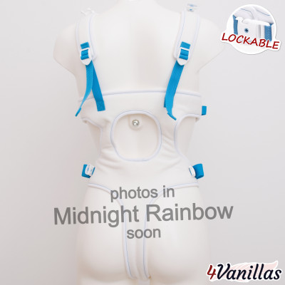 Lockable Full Body Harness V - Midnight Rainbow - 4Vanillas