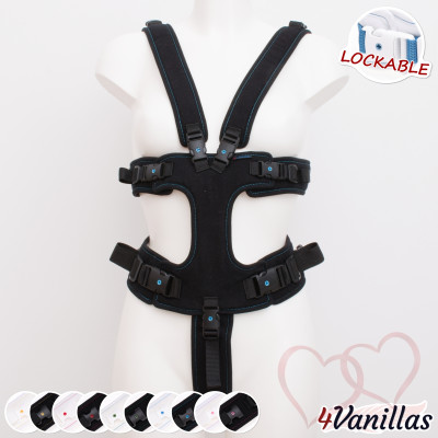 Lockable Full Body Harness - for couples - 4Vanillas