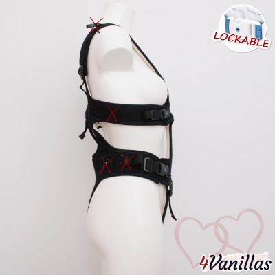Lockable Full Body Harness - for couples - 4Vanillas