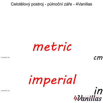 Celotělový postroj - půlnoční záře - 4Vanillas