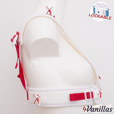 Lockable Chest Harness - Innocent Rainbow - 4Vanillas