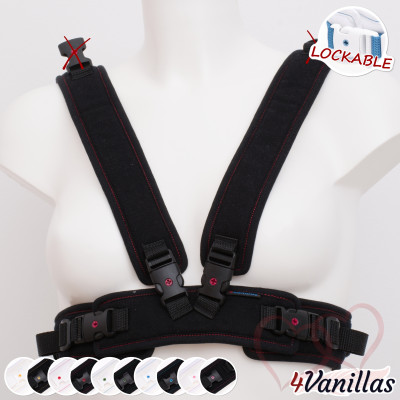 Lockable Chest Harness - for couples - 4Vanillas