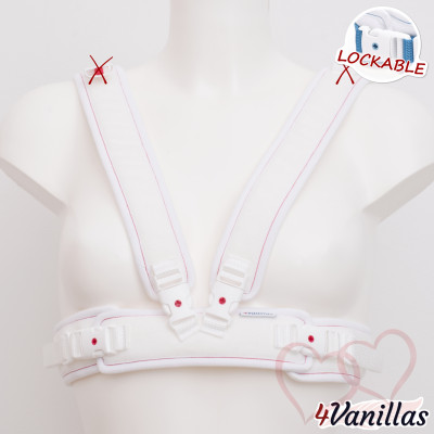 Lockable Chest Harness - for couples - 4Vanillas