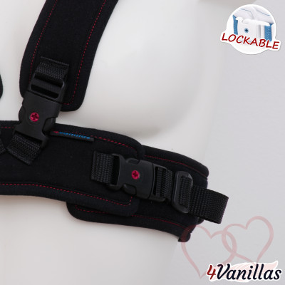 Lockable Chest Harness - for couples - 4Vanillas