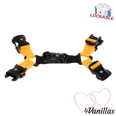 Lockable Upgrade for crotch cuffs dual - for couples - 4Vanillas