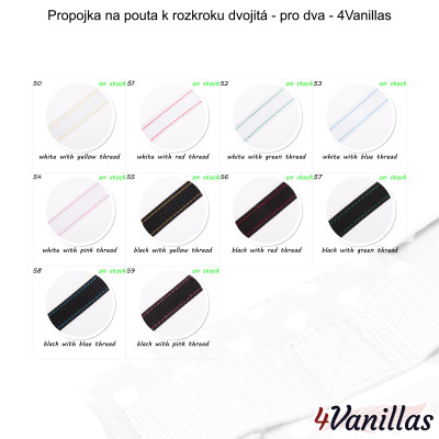 Lockable Upgrade for crotch cuffs dual - for couples - 4Vanillas
